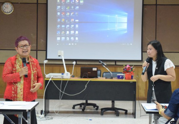 ภาพกิจกรรม คณะวิทยาศาสตร์และเทคโนโลยี เข้าร่วมนำเสนอผลการจัดการความรู้ ประจำปีการศึกษา 2560