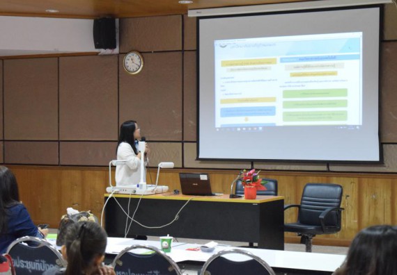 ภาพกิจกรรม คณะวิทยาศาสตร์และเทคโนโลยี เข้าร่วมนำเสนอผลการจัดการความรู้ ประจำปีการศึกษา 2560