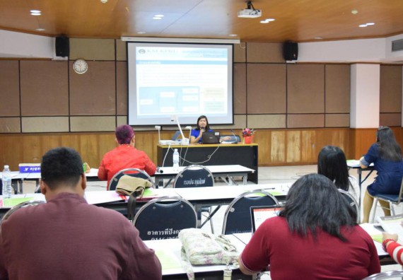 ภาพกิจกรรม คณะวิทยาศาสตร์และเทคโนโลยี เข้าร่วมนำเสนอผลการจัดการความรู้ ประจำปีการศึกษา 2560