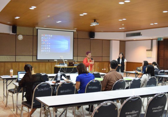 ภาพกิจกรรม คณะวิทยาศาสตร์และเทคโนโลยี เข้าร่วมนำเสนอผลการจัดการความรู้ ประจำปีการศึกษา 2560