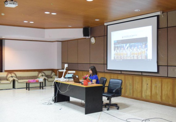 ภาพกิจกรรม คณะวิทยาศาสตร์และเทคโนโลยี เข้าร่วมนำเสนอผลการจัดการความรู้ ประจำปีการศึกษา 2560