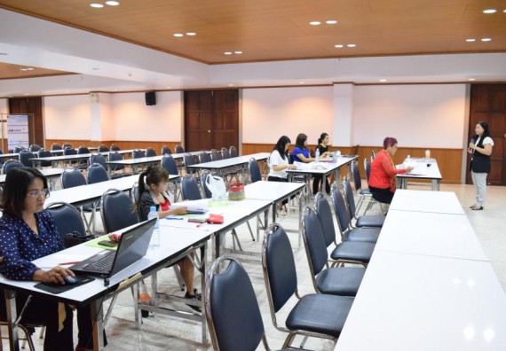 ภาพกิจกรรม คณะวิทยาศาสตร์และเทคโนโลยี เข้าร่วมนำเสนอผลการจัดการความรู้ ประจำปีการศึกษา 2560