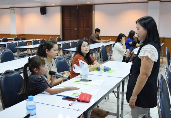 ภาพกิจกรรม คณะวิทยาศาสตร์และเทคโนโลยี เข้าร่วมนำเสนอผลการจัดการความรู้ ประจำปีการศึกษา 2560