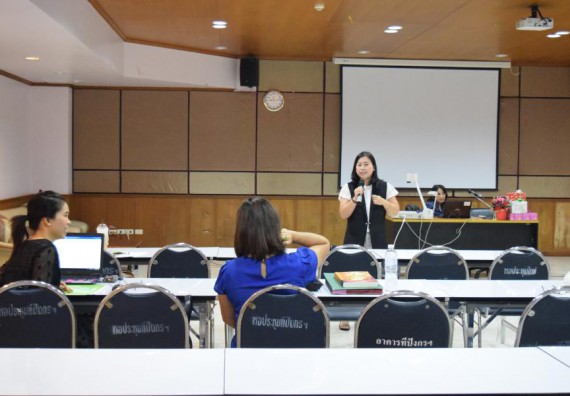 ภาพกิจกรรม คณะวิทยาศาสตร์และเทคโนโลยี เข้าร่วมนำเสนอผลการจัดการความรู้ ประจำปีการศึกษา 2560