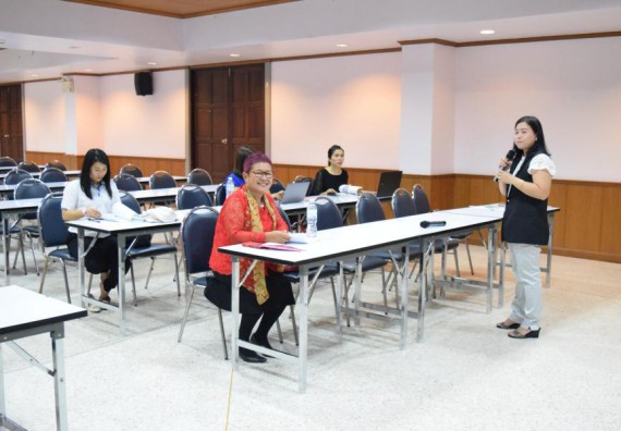 ภาพกิจกรรม คณะวิทยาศาสตร์และเทคโนโลยี เข้าร่วมนำเสนอผลการจัดการความรู้ ประจำปีการศึกษา 2560