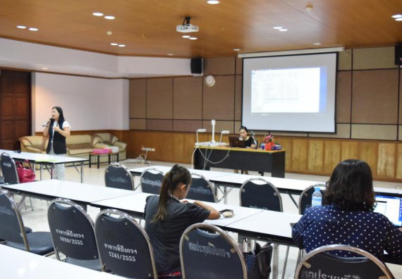 ภาพกิจกรรม คณะวิทยาศาสตร์และเทคโนโลยี เข้าร่วมนำเสนอผลการจัดการความรู้ ประจำปีการศึกษา 2560