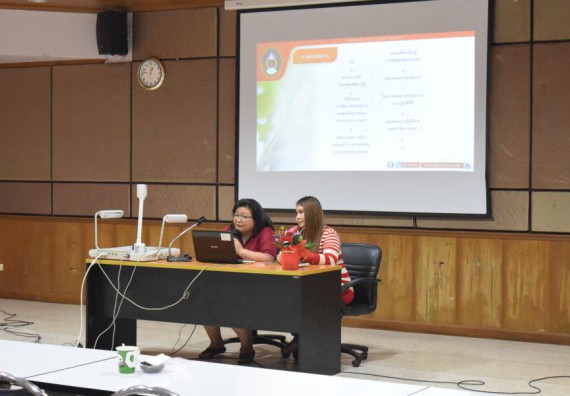 ภาพกิจกรรม คณะวิทยาศาสตร์และเทคโนโลยี เข้าร่วมนำเสนอผลการจัดการความรู้ ประจำปีการศึกษา 2560