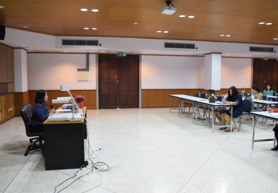 ภาพกิจกรรม คณะวิทยาศาสตร์และเทคโนโลยี เข้าร่วมนำเสนอผลการจัดการความรู้ ประจำปีการศึกษา 2560