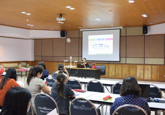 ภาพกิจกรรม คณะวิทยาศาสตร์และเทคโนโลยี เข้าร่วมนำเสนอผลการจัดการความรู้ ประจำปีการศึกษา 2560