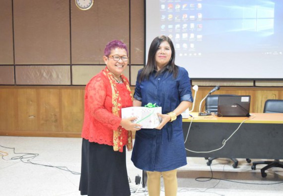 ภาพกิจกรรม คณะวิทยาศาสตร์และเทคโนโลยี เข้าร่วมนำเสนอผลการจัดการความรู้ ประจำปีการศึกษา 2560