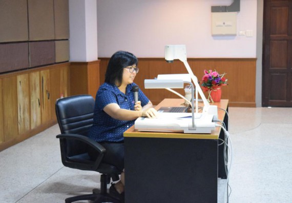 ภาพกิจกรรม คณะวิทยาศาสตร์และเทคโนโลยี เข้าร่วมนำเสนอผลการจัดการความรู้ ประจำปีการศึกษา 2560