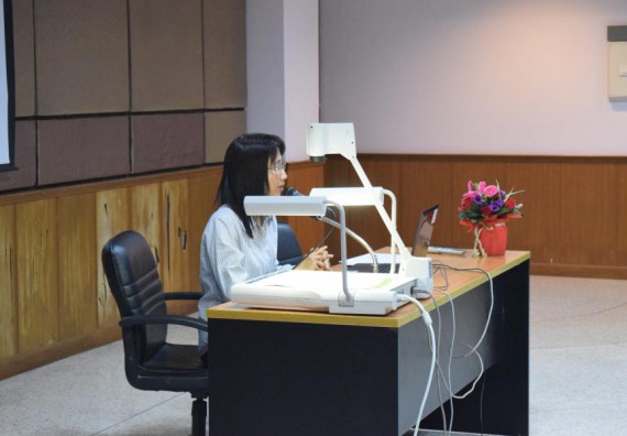 ภาพกิจกรรม คณะวิทยาศาสตร์และเทคโนโลยี เข้าร่วมนำเสนอผลการจัดการความรู้ ประจำปีการศึกษา 2560