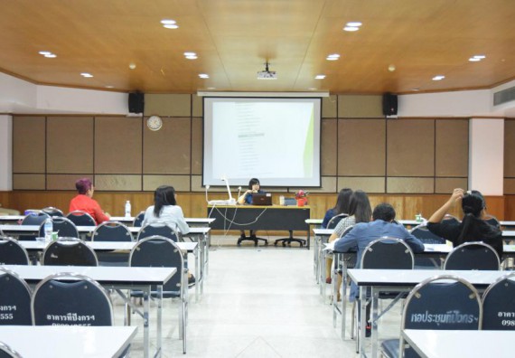 ภาพกิจกรรม คณะวิทยาศาสตร์และเทคโนโลยี เข้าร่วมนำเสนอผลการจัดการความรู้ ประจำปีการศึกษา 2560