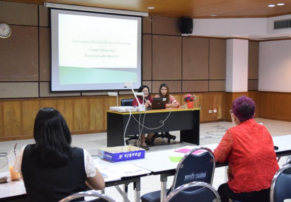 ภาพกิจกรรม คณะวิทยาศาสตร์และเทคโนโลยี เข้าร่วมนำเสนอผลการจัดการความรู้ ประจำปีการศึกษา 2560