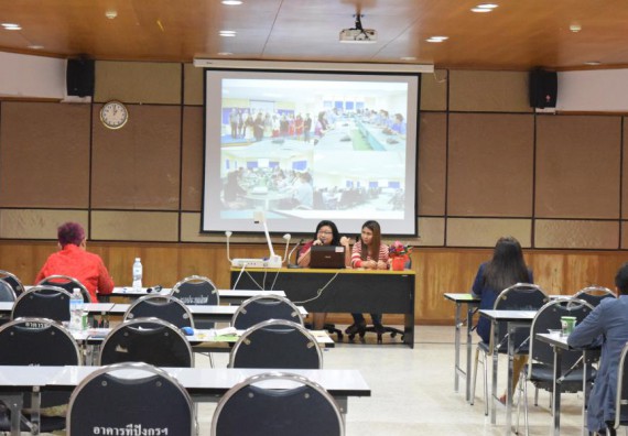 ภาพกิจกรรม คณะวิทยาศาสตร์และเทคโนโลยี เข้าร่วมนำเสนอผลการจัดการความรู้ ประจำปีการศึกษา 2560