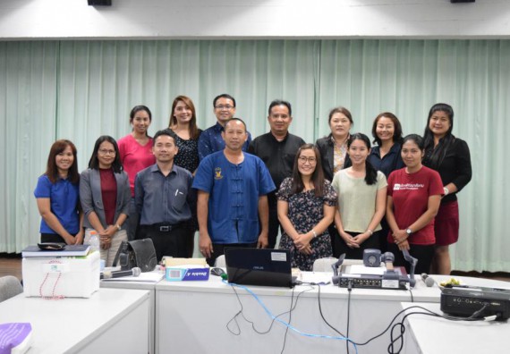 ภาพกิจกรรม คณะวิทยาศาสตร์และเทคโนโลยี เข้าร่วมกิจกรรมการเขียนโครงร่างวิจัยทางวัฒนธรรม