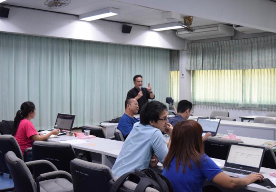 ภาพกิจกรรม คณะวิทยาศาสตร์และเทคโนโลยี เข้าร่วมกิจกรรมการเขียนโครงร่างวิจัยทางวัฒนธรรม