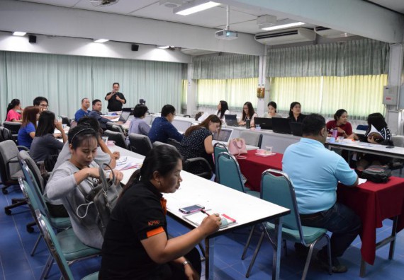 ภาพกิจกรรม คณะวิทยาศาสตร์และเทคโนโลยี เข้าร่วมกิจกรรมการเขียนโครงร่างวิจัยทางวัฒนธรรม