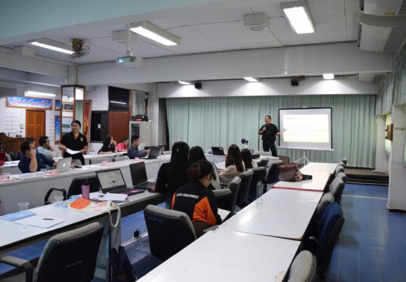 ภาพกิจกรรม คณะวิทยาศาสตร์และเทคโนโลยี เข้าร่วมกิจกรรมการเขียนโครงร่างวิจัยทางวัฒนธรรม