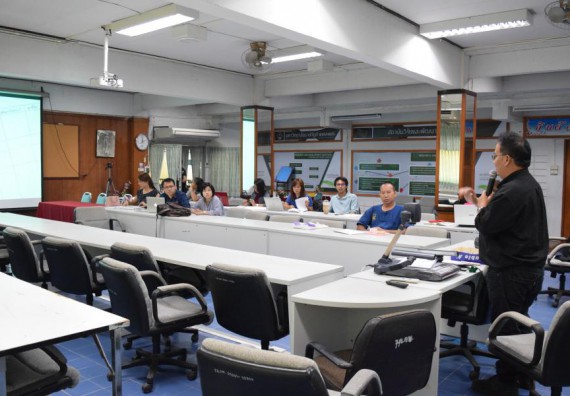 ภาพกิจกรรม คณะวิทยาศาสตร์และเทคโนโลยี เข้าร่วมกิจกรรมการเขียนโครงร่างวิจัยทางวัฒนธรรม