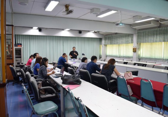 ภาพกิจกรรม คณะวิทยาศาสตร์และเทคโนโลยี เข้าร่วมกิจกรรมการเขียนโครงร่างวิจัยทางวัฒนธรรม