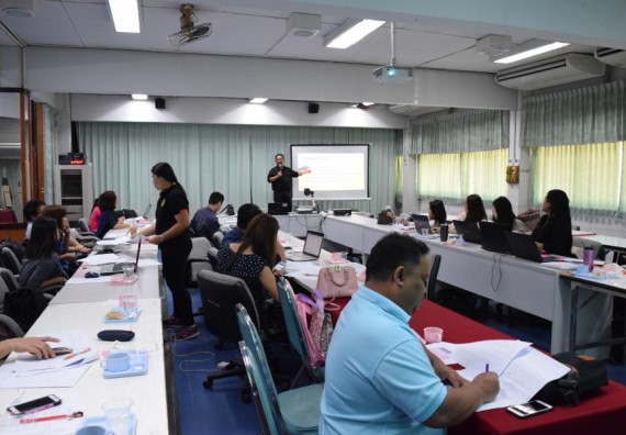 ภาพกิจกรรม คณะวิทยาศาสตร์และเทคโนโลยี เข้าร่วมกิจกรรมการเขียนโครงร่างวิจัยทางวัฒนธรรม