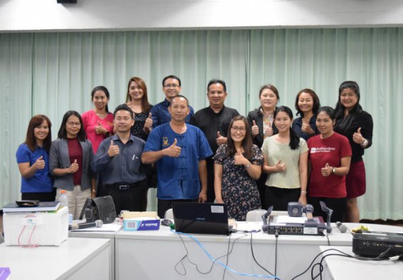 ภาพกิจกรรม คณะวิทยาศาสตร์และเทคโนโลยี เข้าร่วมกิจกรรมการเขียนโครงร่างวิจัยทางวัฒนธรรม