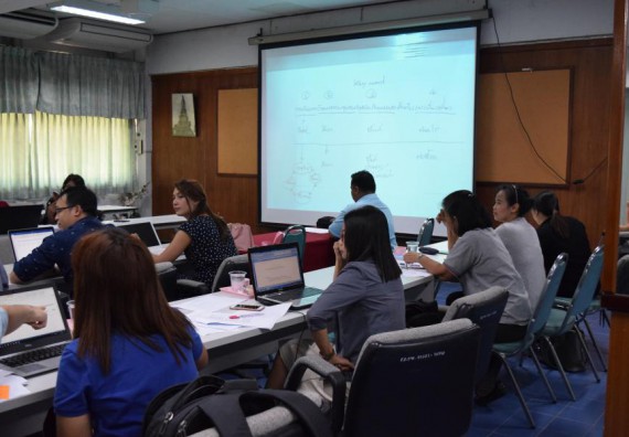 ภาพกิจกรรม คณะวิทยาศาสตร์และเทคโนโลยี เข้าร่วมกิจกรรมการเขียนโครงร่างวิจัยทางวัฒนธรรม