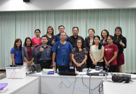 ภาพกิจกรรม คณะวิทยาศาสตร์และเทคโนโลยี เข้าร่วมกิจกรรมการเขียนโครงร่างวิจัยทางวัฒนธรรม