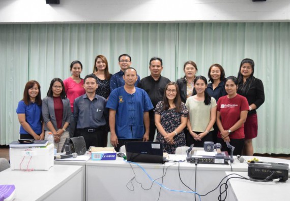 ภาพกิจกรรม คณะวิทยาศาสตร์และเทคโนโลยี เข้าร่วมกิจกรรมการเขียนโครงร่างวิจัยทางวัฒนธรรม