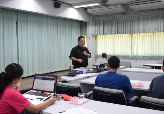 ภาพกิจกรรม คณะวิทยาศาสตร์และเทคโนโลยี เข้าร่วมกิจกรรมการเขียนโครงร่างวิจัยทางวัฒนธรรม