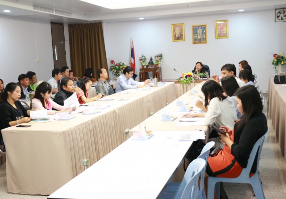 ภาพกิจกรรม คณะวิทยาศาสตร์และเทคโนโลยี จัดการประชุมอาจารย์และบุคลากรคณะวิทยาศาสตร์และเทคโนโลยี ครั้งที่ 1/2561