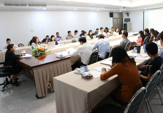 ภาพกิจกรรม คณะวิทยาศาสตร์และเทคโนโลยี จัดการประชุมอาจารย์และบุคลากรคณะวิทยาศาสตร์และเทคโนโลยี ครั้งที่ 1/2561