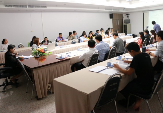 ภาพกิจกรรม คณะวิทยาศาสตร์และเทคโนโลยี จัดการประชุมอาจารย์และบุคลากรคณะวิทยาศาสตร์และเทคโนโลยี ครั้งที่ 1/2561