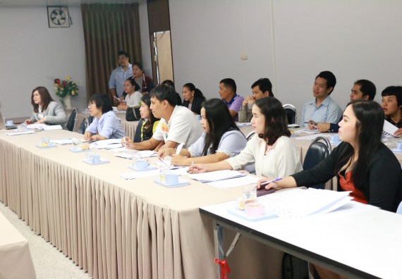 ภาพกิจกรรม คณะวิทยาศาสตร์และเทคโนโลยี จัดการประชุมอาจารย์และบุคลากรคณะวิทยาศาสตร์และเทคโนโลยี ครั้งที่ 1/2561