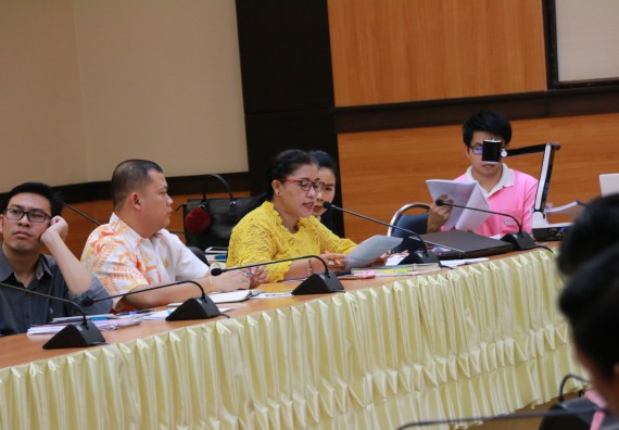 ภาพกิจกรรม คณะวิทยาศาสตร์และเทคโนโลยี เข้าร่วมกิจกรรมแลกเปลี่ยนเรียนรู้และทบทวนระบบและกลไกการประกันคุณภาพหลักสูตร ปีการศึกษา 2561