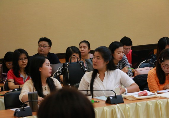 ภาพกิจกรรม คณะวิทยาศาสตร์และเทคโนโลยี เข้าร่วมกิจกรรมแลกเปลี่ยนเรียนรู้และทบทวนระบบและกลไกการประกันคุณภาพหลักสูตร ปีการศึกษา 2561