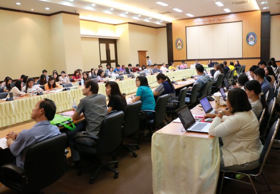 ภาพกิจกรรม คณะวิทยาศาสตร์และเทคโนโลยี เข้าร่วมกิจกรรมแลกเปลี่ยนเรียนรู้และทบทวนระบบและกลไกการประกันคุณภาพหลักสูตร ปีการศึกษา 2561