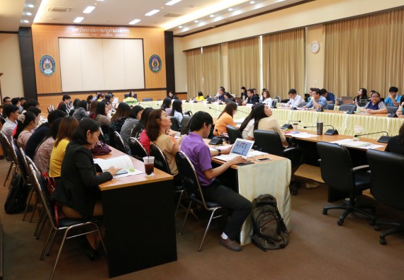 ภาพกิจกรรม คณะวิทยาศาสตร์และเทคโนโลยี เข้าร่วมกิจกรรมแลกเปลี่ยนเรียนรู้และทบทวนระบบและกลไกการประกันคุณภาพหลักสูตร ปีการศึกษา 2561