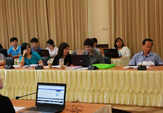 ภาพกิจกรรม คณะวิทยาศาสตร์และเทคโนโลยี เข้าร่วมกิจกรรมแลกเปลี่ยนเรียนรู้และทบทวนระบบและกลไกการประกันคุณภาพหลักสูตร ปีการศึกษา 2561