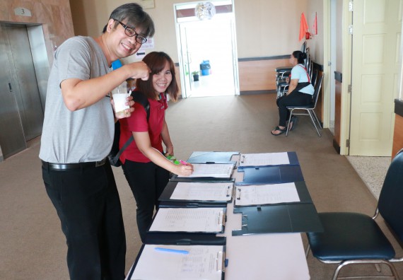 ภาพกิจกรรม คณะวิทยาศาสตร์และเทคโนโลยี เข้าร่วมกิจกรรมแลกเปลี่ยนเรียนรู้และทบทวนระบบและกลไกการประกันคุณภาพหลักสูตร ปีการศึกษา 2561