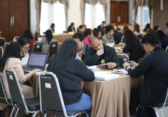 ภาพกิจกรรม คณะวิทยาศาสตร์และเทคโนโลยี เข้าร่วมโครงการฝึกอบรมผู้ประเมินคุณภาพภายในระดับหลักสูตร (สำหรับผู้ไม่มีประสบการณ์)