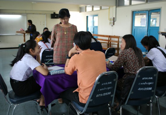 ภาพกิจกรรม โปรแกรมวิชาคณิตศาสตร์ จัดการอบรมเชิงปฏิบัติการ เรื่อง การจัดทำโครงงานและการใช้โปรแกรมสำเร็จรูปทางคณิตศาสตร์