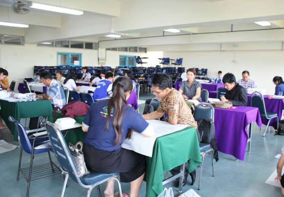 ภาพกิจกรรม โปรแกรมวิชาคณิตศาสตร์ จัดการอบรมเชิงปฏิบัติการ เรื่อง การจัดทำโครงงานและการใช้โปรแกรมสำเร็จรูปทางคณิตศาสตร์