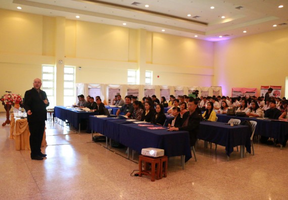 ภาพกิจกรรม คณะวิทยาศาสตร์และเทคโนโลยี จัดงานสัมมนาด้านวิทยาศาสตร์ 2561 ในหัวข้อ “วิทยาศาสตร์และนวัตกรรมในยุคไทยแลนด์ 4.0” (Science and Innovation in Thailand 4.0)