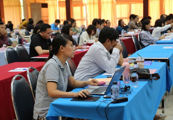 ภาพกิจกรรม คณะวิทยาศาสตร์และเทคโนโลยี เข้าร่วมการอบรม AUN QA implementation and Gap Analysis