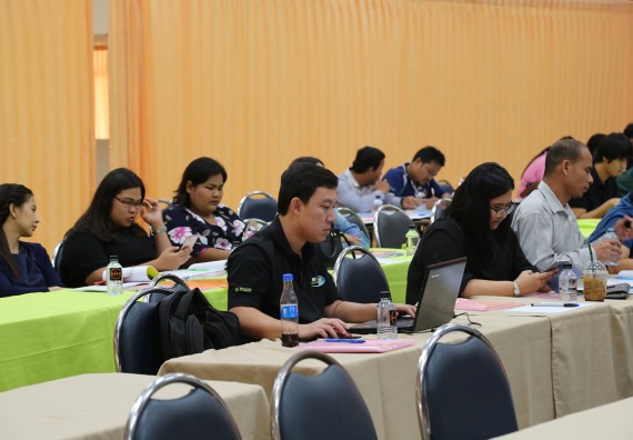 ภาพกิจกรรม คณะวิทยาศาสตร์และเทคโนโลยี เข้าร่วมการอบรม AUN QA implementation and Gap Analysis