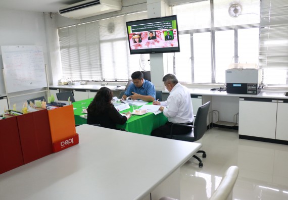 ภาพกิจกรรม หลักสูตรวิทยาศาสตร์และเทคโนโลยีการอาหาร จัดการตรวจประเมินคุณภาพภายในระดับหลักสูตรวิทยาศาสตร์และเทคโนโลยีการอาหาร