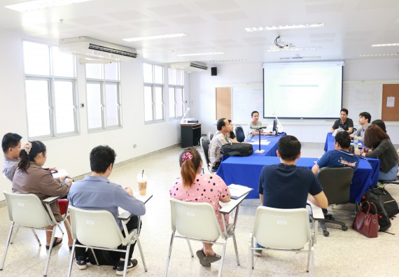 ภาพกิจกรรม คณะวิทยาศาสตร์และเทคโนโลยี จัดการประชุม เรื่อง การจัดอบรมโครงงานวิทยาศาสตร์และการใช้ทรัพยากรท้องถิ่น