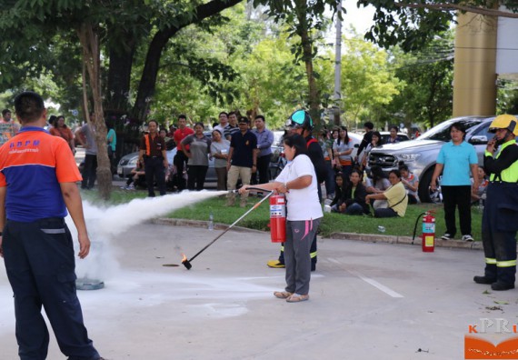 ภาพกิจกรรม คณะวิทยาศาสตร์และเทคโนโลยี เข้าร่วมโครงการป้องกันอัคคีภัยและบรรเทาสาธารณภัย